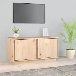 Tv Skapītis, 80X35X40,5 Cm, Priedes Masīvkoks Vidaxl