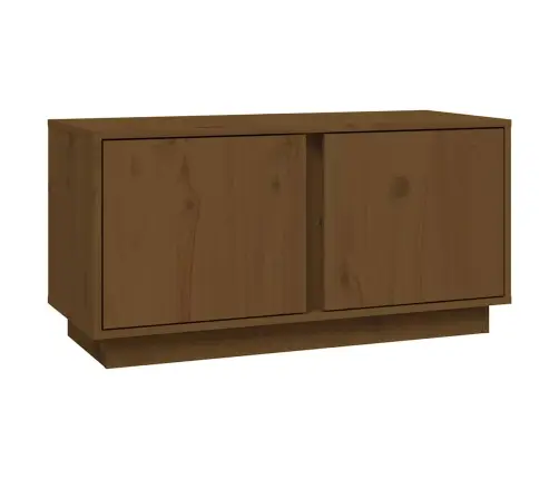 Televizoriaus Spintelė, Medaus Ruda, 80X35X40,5cm Pušis