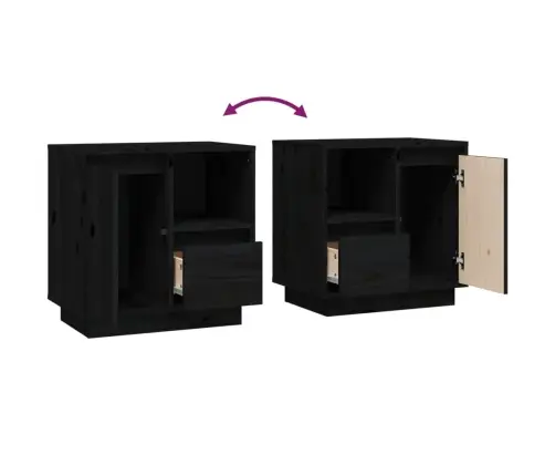 Öökapp, Must, 50 X 34 X 50 cm Männipuit