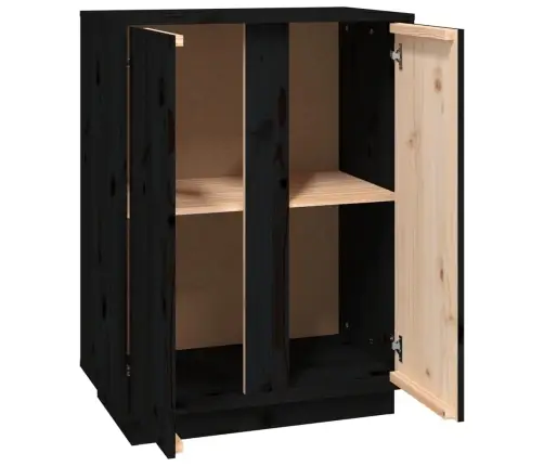 Puhvetkapp, Must, 60 X 35 X 80 cm Männipuit