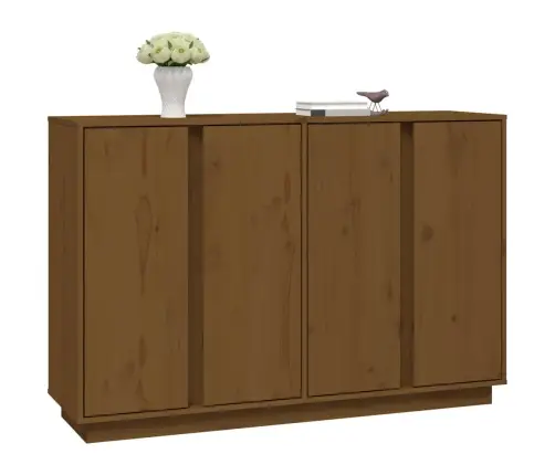 Šoninė Spintelė, Medaus Ruda, 120X35X80cm Pušies Masyvas Šoninė Spintelė, Medaus Ruda, 120X35X80cm Pušies Masyvas