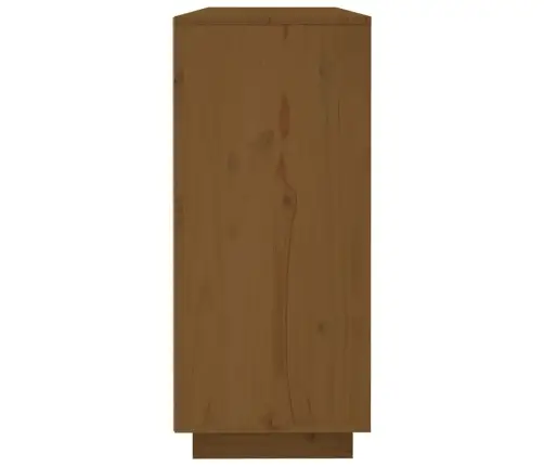 Šoninė Spintelė, Medaus Ruda, 120X35X80cm Pušies Masyvas Šoninė Spintelė, Medaus Ruda, 120X35X80cm Pušies Masyvas