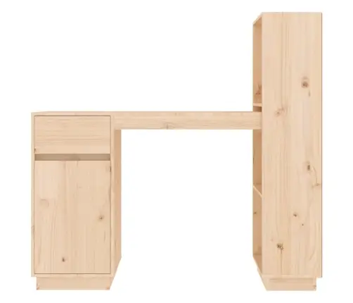 Rakstāmgalds, 110X53X117 Cm, Priedes Masīvkoks  Vidaxl
