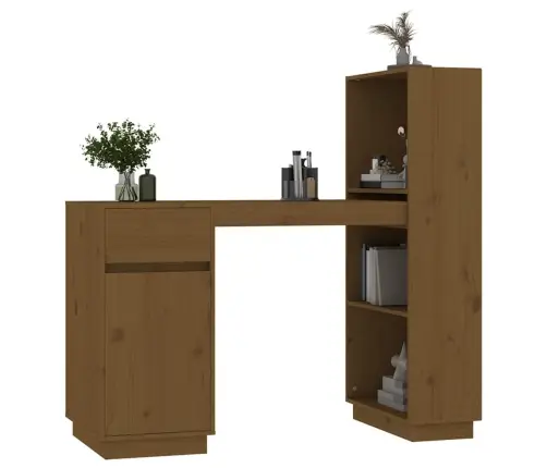 Kirjutuslaud, Meepruun, 110 X 53 X 117 cm Männipuit