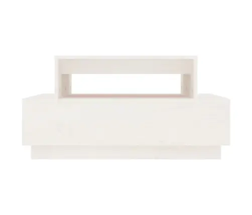 Kohvilaud, Valge, 80 X 55 X 40,5 cm Männipuit