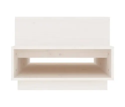 Kohvilaud, Valge, 80 X 55 X 40,5 cm Männipuit