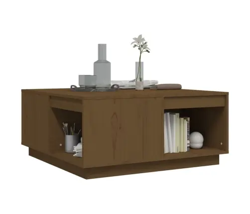 Kafijas Galdiņš, Medus Brūns, 80X81X36,5 Cm, Priedes Masīvkoks Vidaxl Kafijas Galdiņš, Medus Brūns, 80X81X36,5 Cm, Priedes Masīvkoks Vidaxl