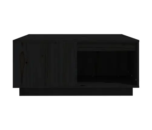 Kafijas Galdiņš, Melns, 80X81X36,5 Cm, Priedes Masīvkoks Vidaxl Kafijas Galdiņš, Melns, 80X81X36,5 Cm, Priedes Masīvkoks Vidaxl