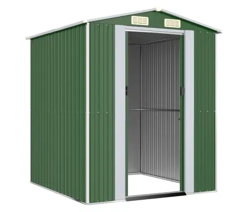 Dārza Šķūnis, Zaļš, 192X191X223 Cm, Cinkots Tērauds Vidaxl