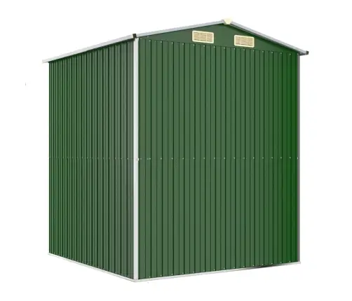 Dārza Šķūnis, Zaļš, 192X191X223 Cm, Cinkots Tērauds Vidaxl