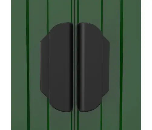 Dārza Šķūnis, Zaļš, 192X357X223 Cm, Cinkots Tērauds Vidaxl