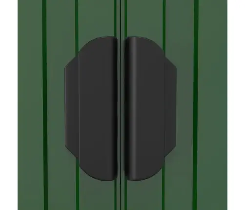 Dārza Šķūnis, Zaļš, 192X689X223 Cm, Cinkots Tērauds Vidaxl