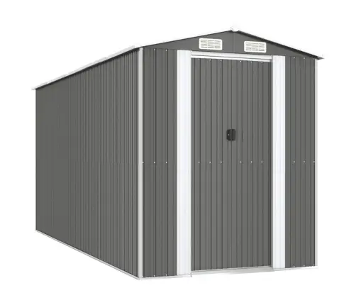 Sodo Pašiūrė, Šviesiai Pilka, 192X440X223cm Plienas