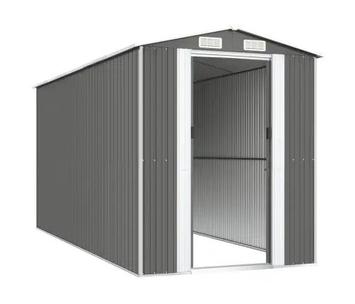 Sodo Pašiūrė, Šviesiai Pilka, 192X440X223cm Plienas