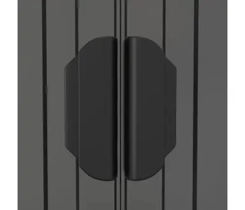 Dārza Šķūnis, Gaiši Pelēks, 192X855X223 Cm, Cinkots Tērauds Vidaxl