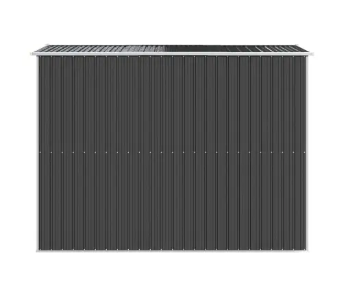 Dārza Šķūnis, Antracītpelēks, 192X274X223 Cm, Cinkots Tērauds Vidaxl