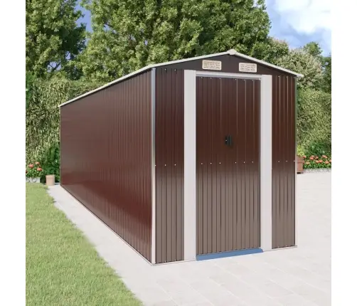 Aiakuur, Tumepruun, 192X689X223 cm Tsingitud Teras