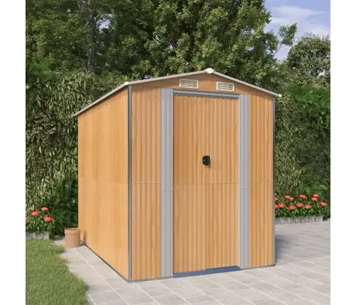 Sodo Pašiūrė, Šviesiai Ruda, 192X274X223cm Plienas