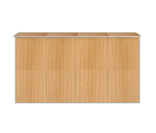 Aiakuur, Helepruun, 192X357X223 cm Tsingitud Teras