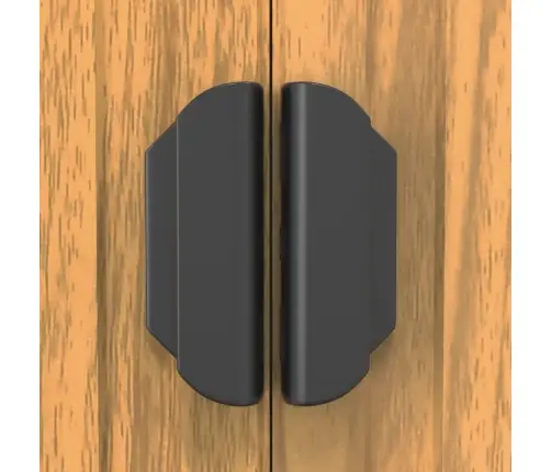 Aiakuur, Helepruun, 192X357X223 cm Tsingitud Teras