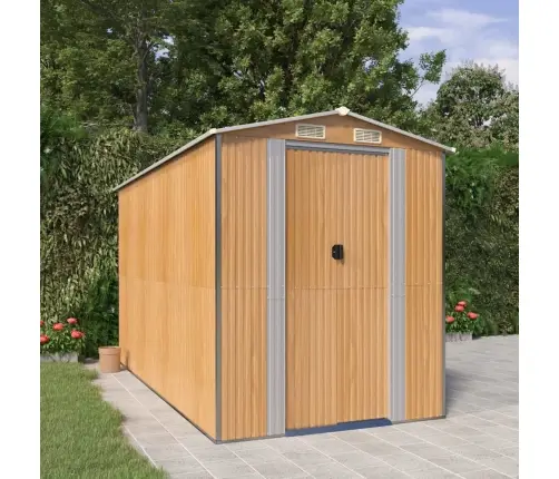 Aiakuur, Helepruun, 192X357X223 cm Tsingitud Teras