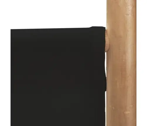 Istabas Aizslietnis, 3 Paneļi, 120 Cm, Bambuss Un Audekls Vidaxl