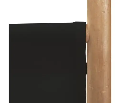 Istabas Aizslietnis, 5 Paneļi, 200 Cm, Bambuss Un Audekls Vidaxl