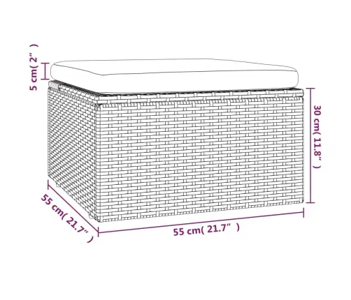 Aia Jalapink Istmepadjaga, Hall, 55X55X30 cm Polürotang