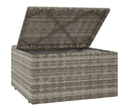 4-Daļīgs Dārza Atpūtas Mēbeļu Komplekts, Pelēka Pe Rotangpalma Vidaxl