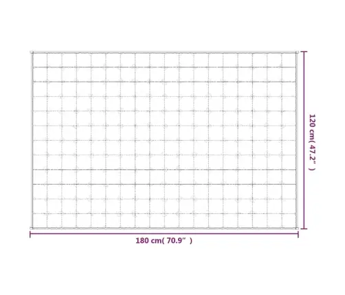 Smaguma Sega, 120X180 Cm, 5 Kg, Audums, Pelēka Vidaxl
