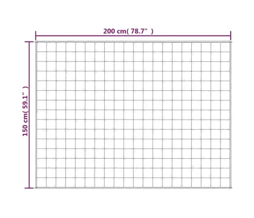 Smaguma Sega, Pelēka, 150X200 Cm, 11 Kg, Audums Vidaxl