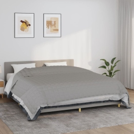 Smaguma Sega, Pelēka, 220X260 Cm, 15 Kg, Audums Vidaxl