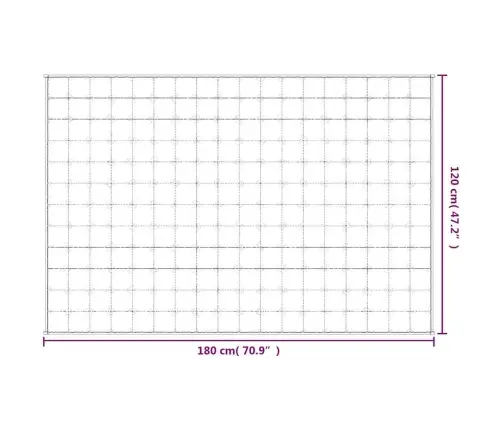 Smaguma Sega, Zila, 120X180 Cm, 9 Kg, Audums Vidaxl