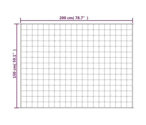 Smaguma Sega, Zila, 150X200 Cm, 7 Kg, Audums Vidaxl