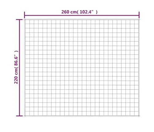 Raskustekk Sinine 220X260 Cm 11 Kg Kangas