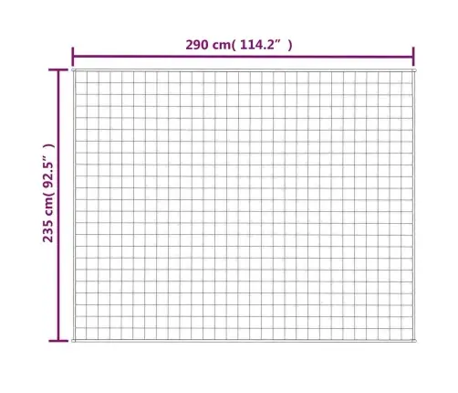 Sunki Antklodė, Mėlynos Spalvos, 235X290cm Audinys, 11Kg