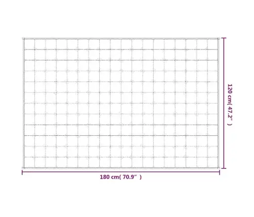 Raskustekk Kreemjas 120X180 Cm 95 Kg Kangas