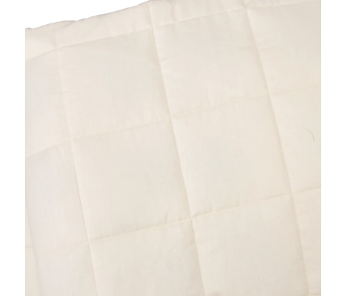 Smaguma Sega, Gaišas Krēmkrāsas, 155X220 Cm, 11 Kg, Audums Vidaxl