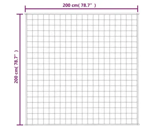 Sunki Antklodė, Šviesi Kreminė, 200X200cm Audinys, 13Kg