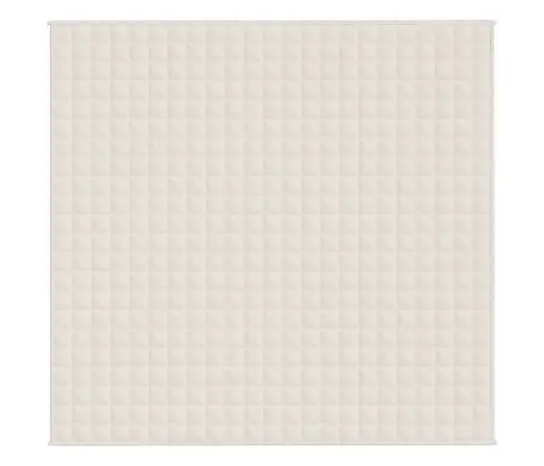 Smaguma Sega, Gaišas Krēmkrāsas, 220X235 Cm, 15 Kg, Audums Vidaxl