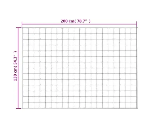 Sunki Antklodė, Pilkos Spalvos, 138X200cm Audinys, 10Kg