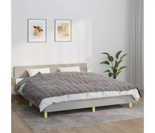 Smaguma Sega, Pelēka, 155X220 Cm, 7 Kg, Audums Vidaxl