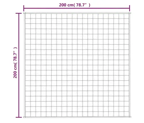 Smaguma Sega, Pelēka, 200X200 Cm, 13 Kg, Audums Vidaxl
