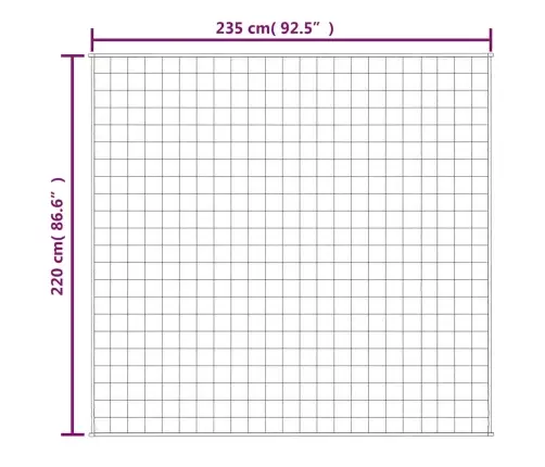 Sunki Antklodė, Pilkos Spalvos, 220X235cm Audinys, 11Kg
