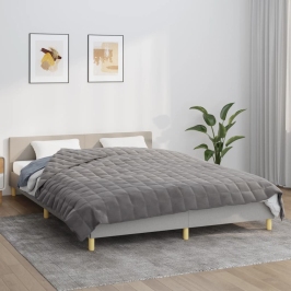 Smaguma Sega, Pelēka, 220X235 Cm, 11 Kg, Audums Vidaxl