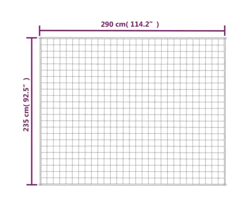 Sunki Antklodė, Mėlynos Spalvos, 235X290cm Audinys, 11Kg