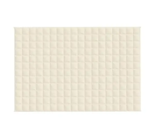 Smaguma Sega, Gaišas Krēmkrāsas, 120X180 Cm, 9 Kg, Audums Vidaxl