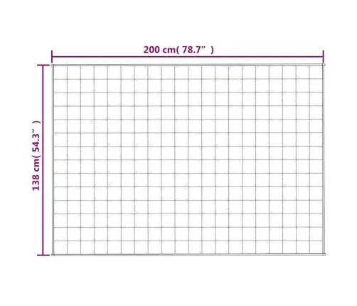 Sunki Antklodė, Šviesi Kreminė, 138X200cm Audinys, 6Kg