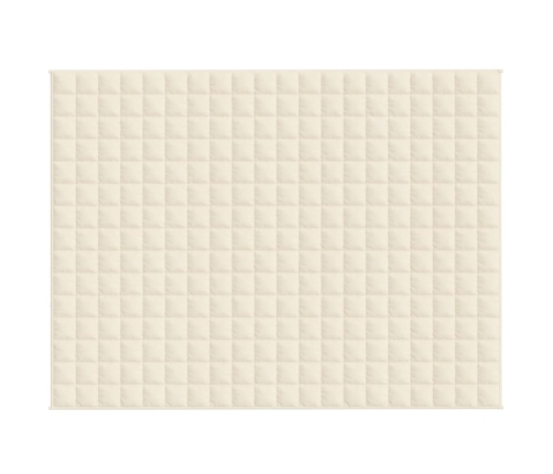 Smaguma Sega, Gaišas Krēmkrāsas, 150X200 Cm, 11 Kg, Audums Vidaxl
