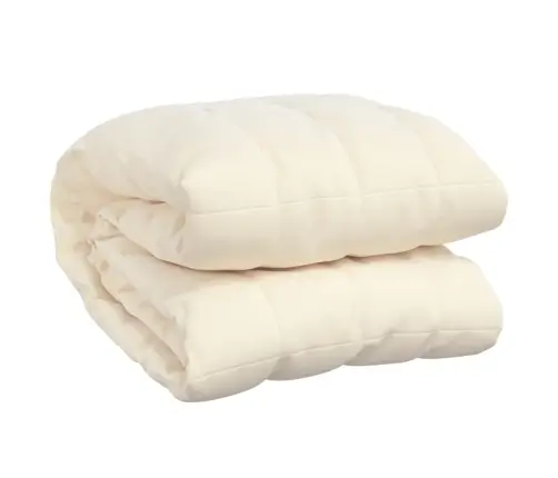 Smaguma Sega, Gaišas Krēmkrāsas, 220X235 Cm, 11 Kg, Audums Vidaxl